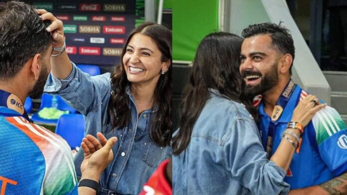 Virat Kohli ने मैच जीतकर की अनुष्का को किस, शादी की अंगूठी से जताई अपने प्यार की गहराई