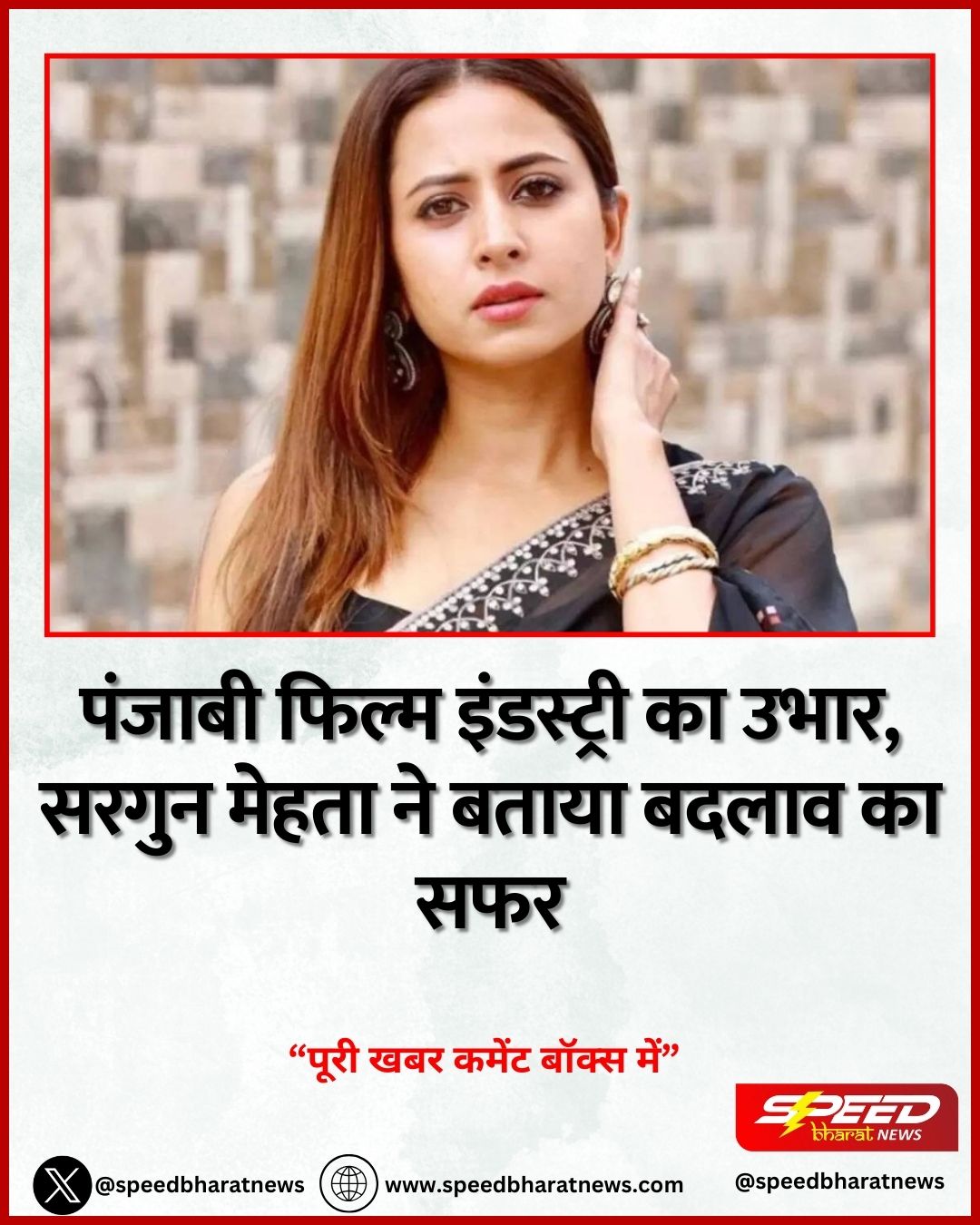 पंजाबी फिल्म इंडस्ट्री का उभार, सरगुन मेहता ने बताया बदलाव का सफर